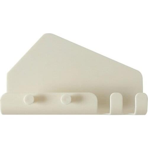 Suction Cup Wall Cell Phone Bracket 4 Hook Mobile Phone Charging Holder for Wall Phone Holder Storage Tablet Support Accessories