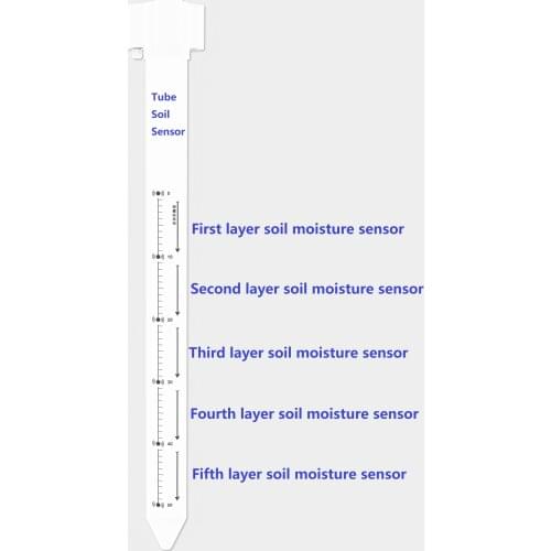 RS485 Digital LORA LORAWAN GPRS 4G Tubular Soil Moisture Sensor