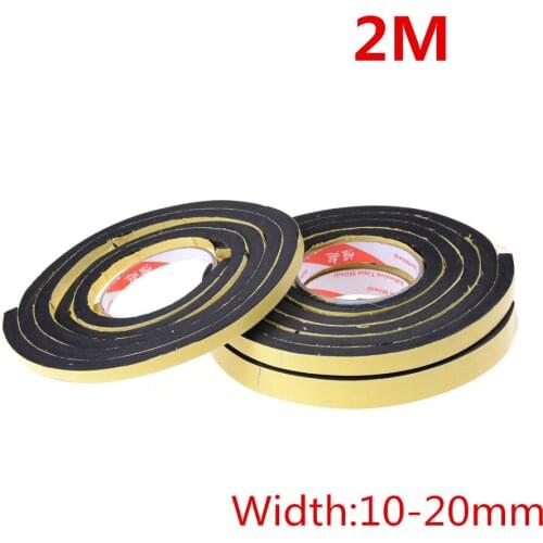 2 Meter Window Door Foam Self Adhesive Draught Excluder S p Sealing Tape Adhesive Tape Rubber Weather S p 10mm Thickness