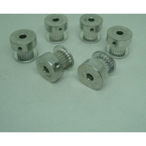 Free shipping gt2 Timing Pulley 20 teeth Width 6mm Sell by package for 3D printer 6pcs/lot