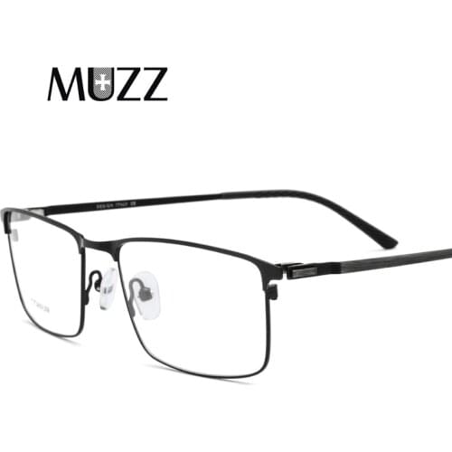 Titanium Alloy glasses frame Men Square Myopia Prescription eyeglasses frames Metal Full frame Reading Optical Eyewear