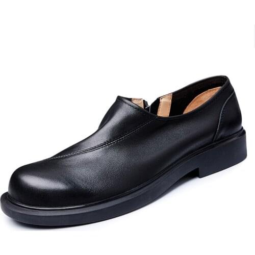 Summer Designer Breathable Shoes Mens Cowhide Spring Autumn Winter Fashion Casual Shoes British Retro Men Shoes Loafers