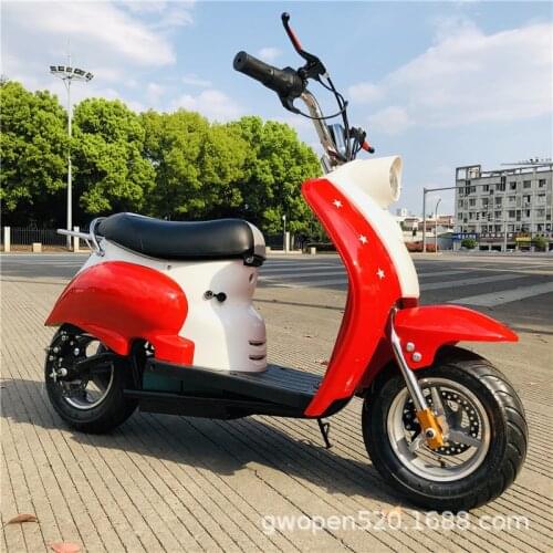 Womens Motorcycle Steam Small Turtle King Mini Cross-Country Fuel Power Pedal Scooter