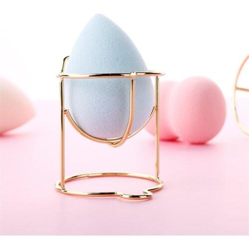 1pcs Makeup Sponge Gourd Powder Puff Rack Egg Powder Puff Bracket Box Dryer Organizer Beauty Shelf Holder Tool Home Organizer