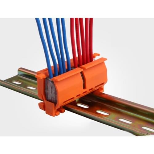 1pc Reusable Hot Sell Useful New 9 Way Reusable Spring Lever Terminal Block Electric Cable Connector Wire