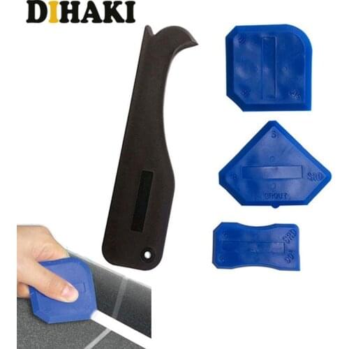 4 Pcs sealant finishing tools Caulking Tool Kit for Bathroom Kitchen Frames Sealant Seals DIY Home floor decorative removal tool