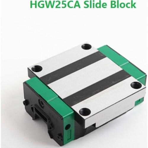 4pcs HGW25CA ( HGW25CC ) slider block flange carriage match use HGR25 25MM linear rail guide CNC diy parts