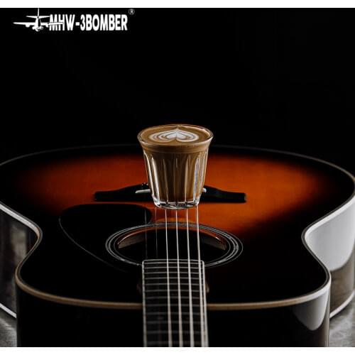 MHW-3BOMBER Wright Cup Coffee Glass Anti-Scald Several Capacities Barista Tools Accessories Latte Cappucciono Espresso Mug