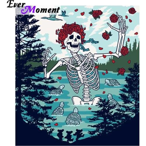 Diamond painting grateful dead decorations 3d 5d diamond embroidery mosaic kit full square stones music wall painting ASF733