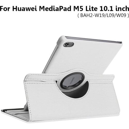 Tablet Case for Huawei MediaPad M5 lite 10 BAH2-W19/L09/W09 PU Leather Folding Litchi Style Cover MediaPad M5 lite 10.1 Cases