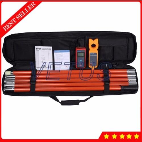 ETCR9100B Wireless transmission test data High/Low Voltage digital ammeter with AC Leakage Current Clamp Meter 99 Sets storage