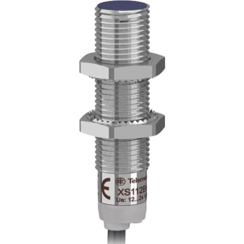 XS112BHPAL5 INDUCTIVE SENSOR CYLIND DIA 12 PNP NO 1224V FLUSH SN 4MM CABLE 5M