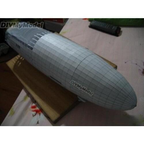 DIYMyModeI Hindenburg airship DIY Handcraft Paper Model KIT Handmade Toy Puzzles Gift Movie props