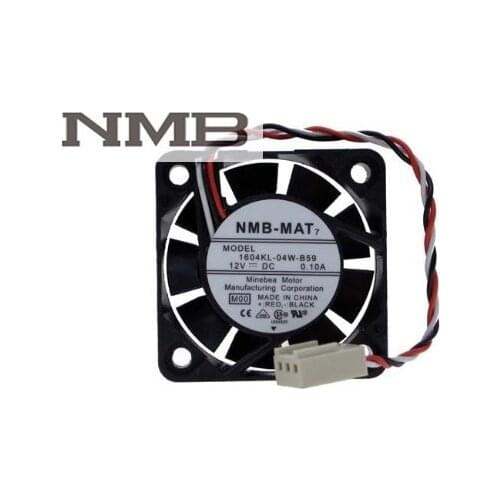 For NMB 1604KL-04W-B59 40MM 4cm 4010 DC 12V 0.073A server inverter axial cooling Fans cooler blower