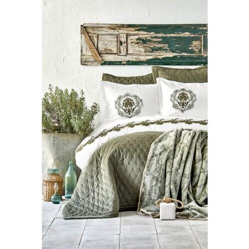 Palace duvet cover palace green Chester Green 10 Piece Dowry Set