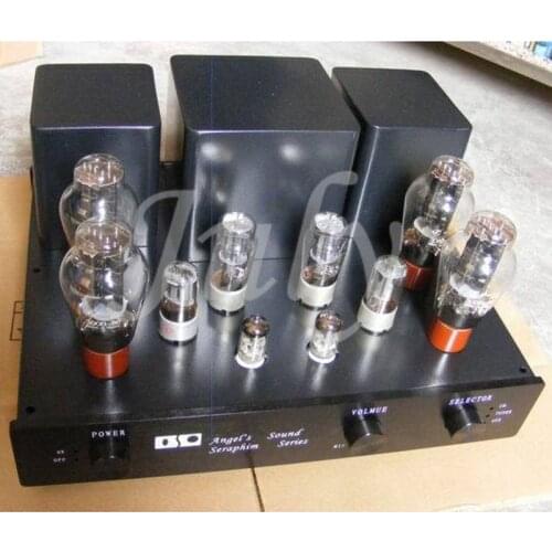 20W+20W 6N8P+300B electronic tube push-pull amplifier, 100K 0-4-8Ω power amplifier, traditional manual scaffold welding