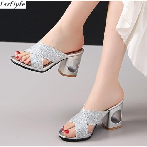 Женские туфли с открытым носом ESRFIYFE China At AliExpress