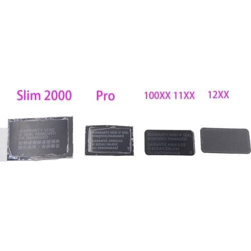 200PCS For Sony PS4 Slim Pro 10XX 11XX 12XX 20XX Console Housing Shell Warranty Sticker Lable Seals