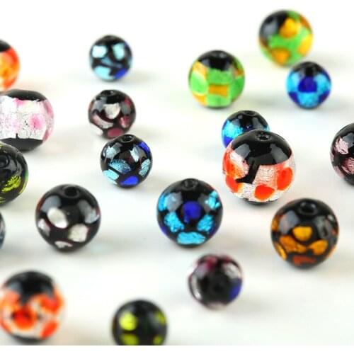 3 size glaze beads, starry sky dot beads, used for bracelet and necklace accessories, used for handmade jewelry DIY