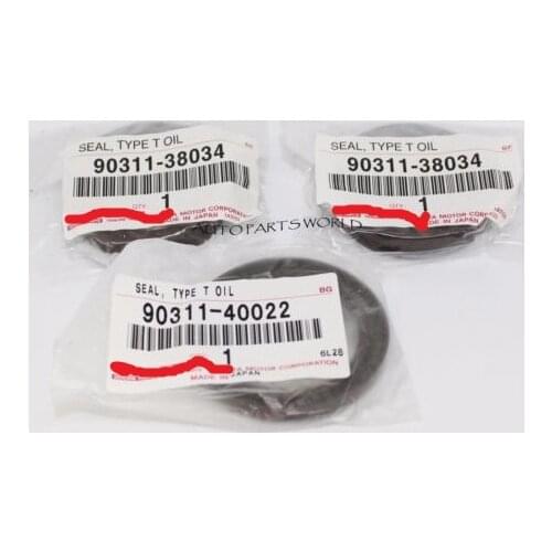 Timing Crankshaft Camshaft Seals OEM 90311-38034 90311-40022 for Ttoyota Avalon Tacoma Tundra 4Runner T100 Camry Solara RX ES300