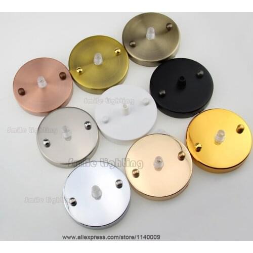 1 Piece Metal Ceiling Canopy Pendant Lights Fixtures Ceiling Rose Diameter 100mm