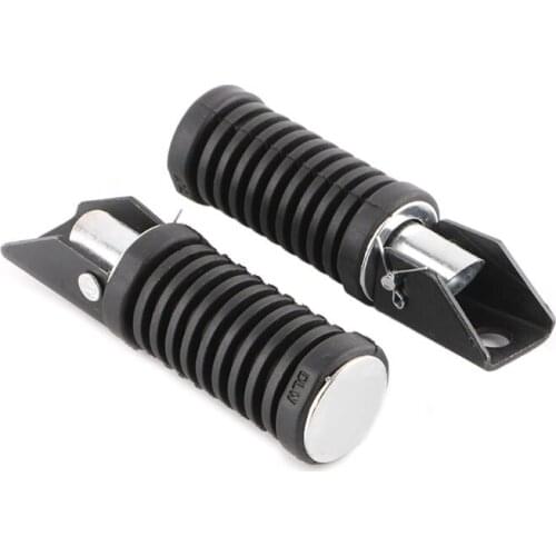 P82B High Quality Motorcycle Rear Footpegs Plate Footrest Rubber Pad Grip Cover for Suzuki 125cc GN 125 Accessory