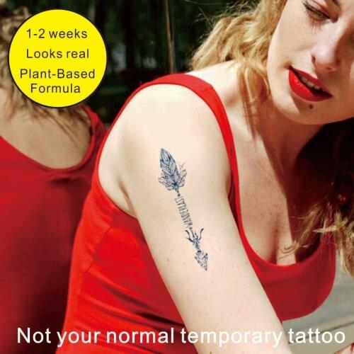 CWP GZ298 Feather Semi Permanent Easy Long Lasting Ink Tattoo
