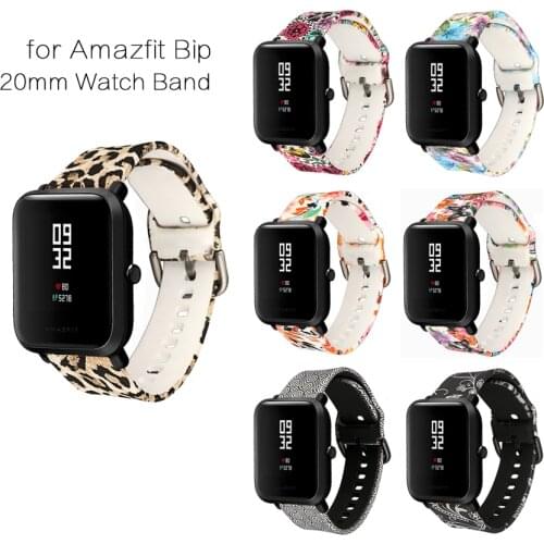 20mm Watch Strap for Amazfit Bip Bracelet Silicone Wrist Strap for Xiaomi Huami Amazfit Bip S/Bip U/GTS/GTR 42mm Replacemen Band