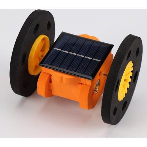 Handmade Science Technology Manufacture of Solar Energy Two-wheeled Balanced Vehicle Small Invention Material Children Experimen