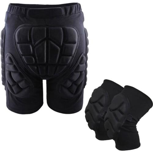 Men Women Ski Skate Snowboard Hip Pad Shorts Protective Hip Pad Padded Shorts Skiing Skating Snowboarding Impact Protection