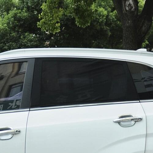 2pcs Universal Car Sun Mesh Blind Rear Window Uv Protector Sun Shade Mesh Sun Visor Protection Window Films Car Styling