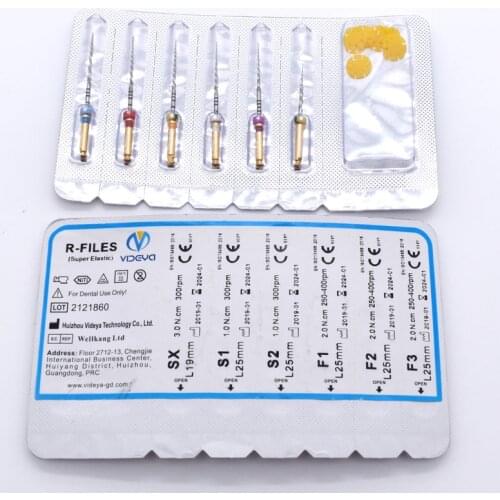 6pcs Classical Type Super Taper Files Endo Rotary Rool Canal Files Dental Instrument Tools For Dentists