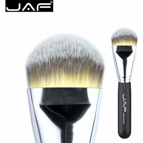 JAF Extra Large Kabuki Makeup Brush for Liquide Foundation and Face Cream Superfine Synthetic Taklon Vegan 18STYF