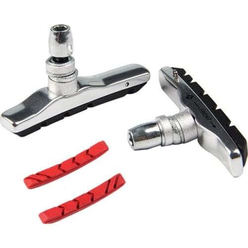2pcs Mountain Bicycle Bike Aluminum V-Brake pads Replaceable brake pads rubber sheet V-Brake Shoes Blocks device