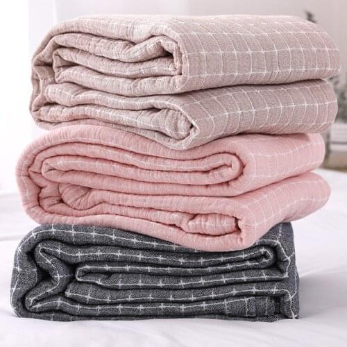 Japanese cotton towel quilt blanket Air conditioning is for adult sheets for bed for home gift decoration travel for bed sheets