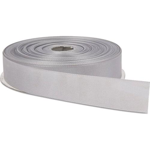 ZERZEEMOOY 100YARD/ROLLS 1/4" 3/8" 5/8" 3/4" 1" 6MM 10MM 15MM 20MM 25MM 100% POLYESTER Silver GROSGRAIN RIBBON LACE