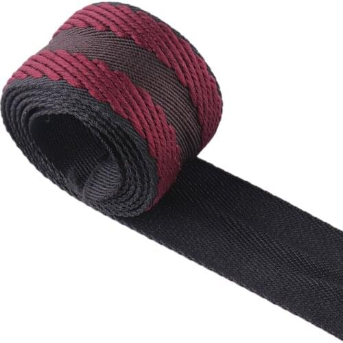 3yards 38mm Black Webbing Strap Stripe Webbing Fabric Webbing Belt Handbag Strap Canvas Webbing Bag strap Dog webbing Collar