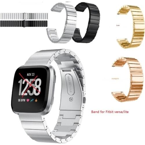 1pc. versa/lite Smart Watch Luxury Stainless Steel Strap