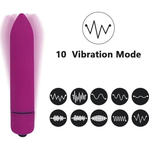 10 Speed Bullet Vibrator Dildo Vibrators AV Stick G-spot Clitoris Stimulator Mini Sex Toys for Women Butt Plug Sex Products