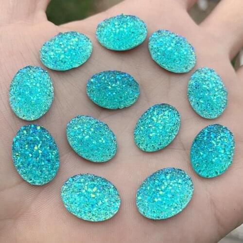 13*18mm Oval Shape Crystal Rhinestone Sliver Flatback Resin Jewelry For Wedding Clothes 200pcs/lot -E025*5