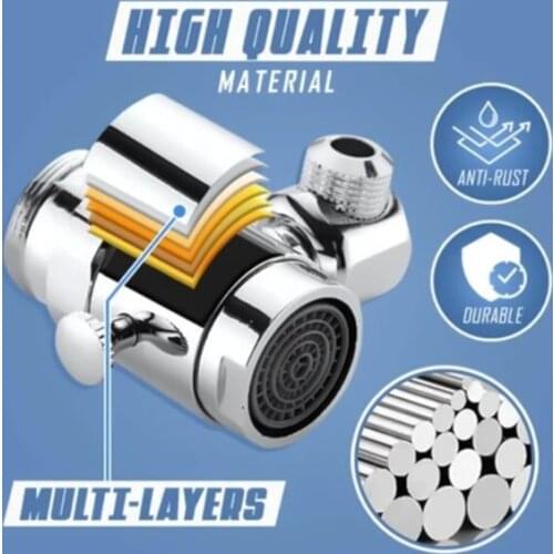 720° Rotatable Faucet Sprayer Universal Saving Water Splash Filter Faucet for Bathroom Kitchen B99