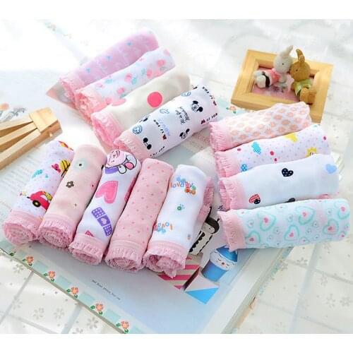 8 pieces/lot Girls Cotton Panties Baby Girls Underwear Kids Short Briefs Children Underwear Girls shorts Underpants