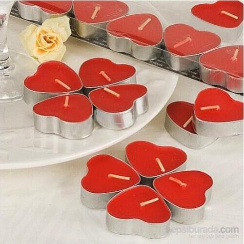 8 heart-Shaped Tea Lights Candle Mm05 candles and scents свечи и ароматы velas y aromas