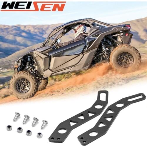 For Can am Maverick X3 2017-2020 With Doors Black Left & Right Door Handle Kit Door Handle Latches Motorcycle Parts