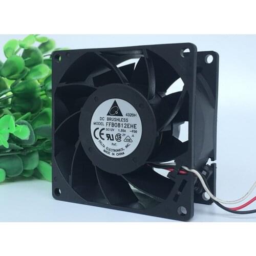 FFB0812EHE 8CM 80MM 8*8*3.8CM 80*80*38MM 8038 12V 1.35A Need double ball bearing fan