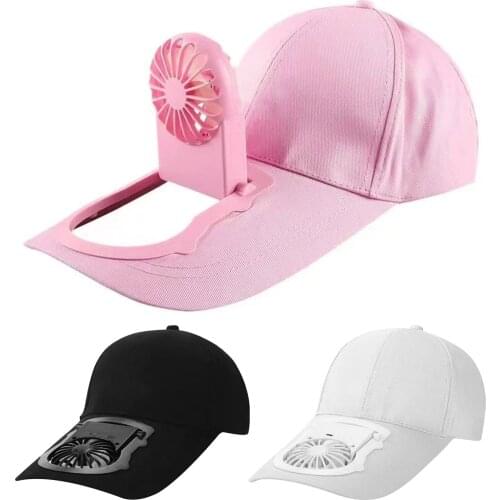 Summer Fan Cooling Baseball Cap Hat USB Charging Breathable Sunscreen Sports Cap
