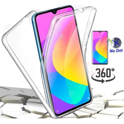 360 Degree Full Body Coverage Phone Case Clear Soft TPU for Redmi 9A 9C 7A 8A Note 7 Note 8T 9S Mi 10T Lite Poco X2 X3 M3 F2 Pro