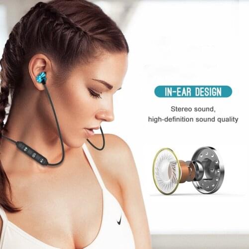 Newest Wireless bluetooth earphone XT11 Magnetic sport headset with Mic stereo earbuds earphone For All Smart Phone