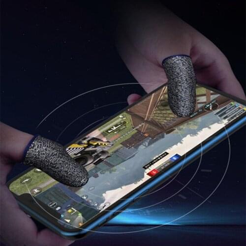 Mobile game finger cots finger cots anti-skid walking artifact ultra-thin silver fiber game finger cots
