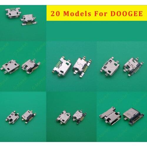 2pcs Micro usb Charging Port Dock Connector socket Replacement for Doogee S50 Y8 T6/T6 Pro F3 F7 Pro BL7000 BL5500 Lite N10